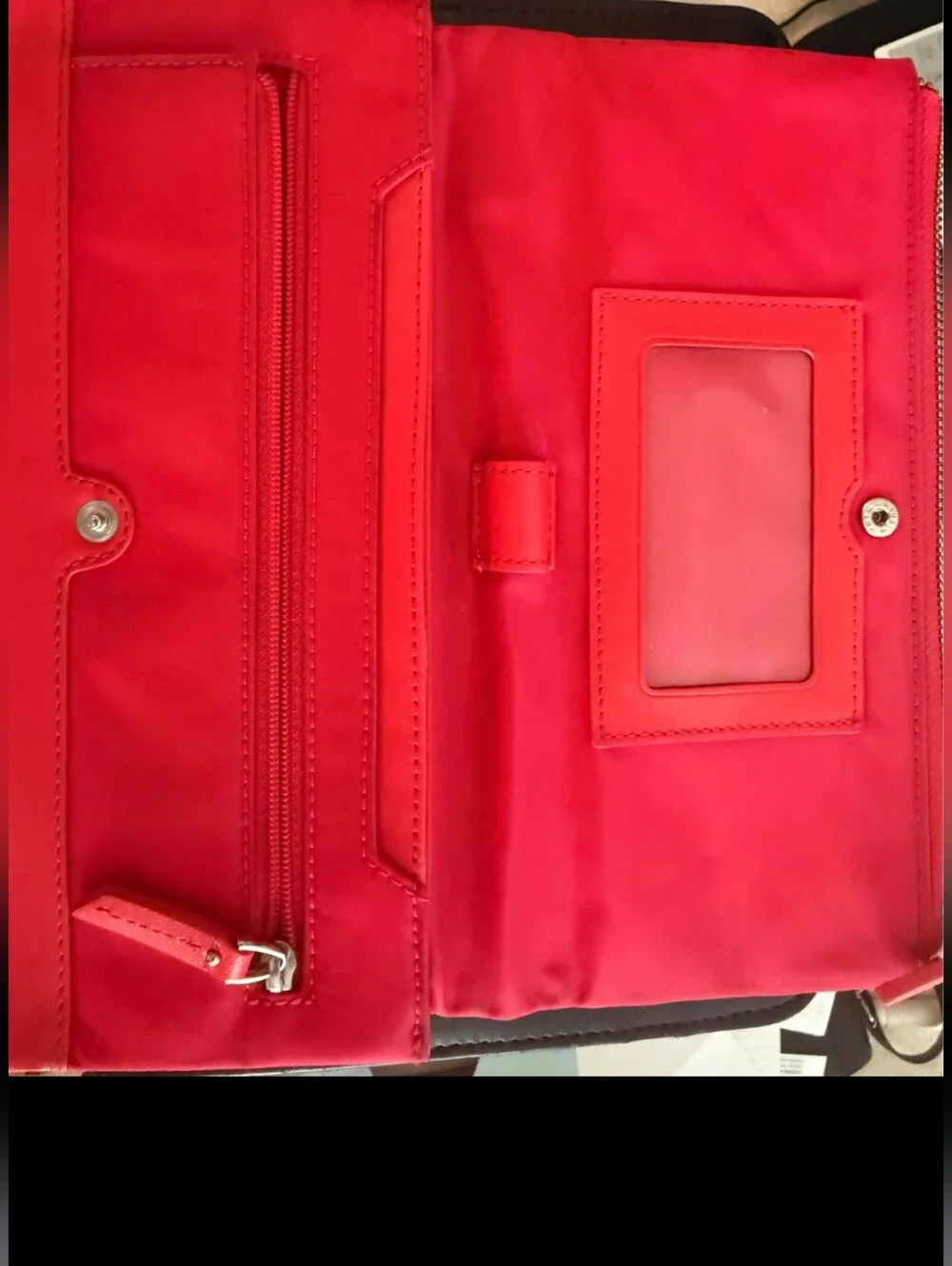 Tumi red nylon